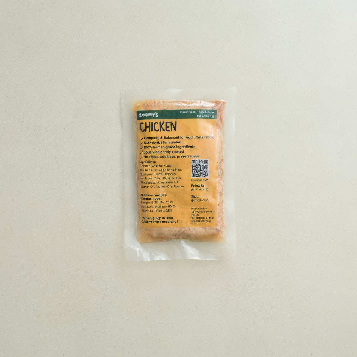 Chicken Gently Cooked for Cats (80g)