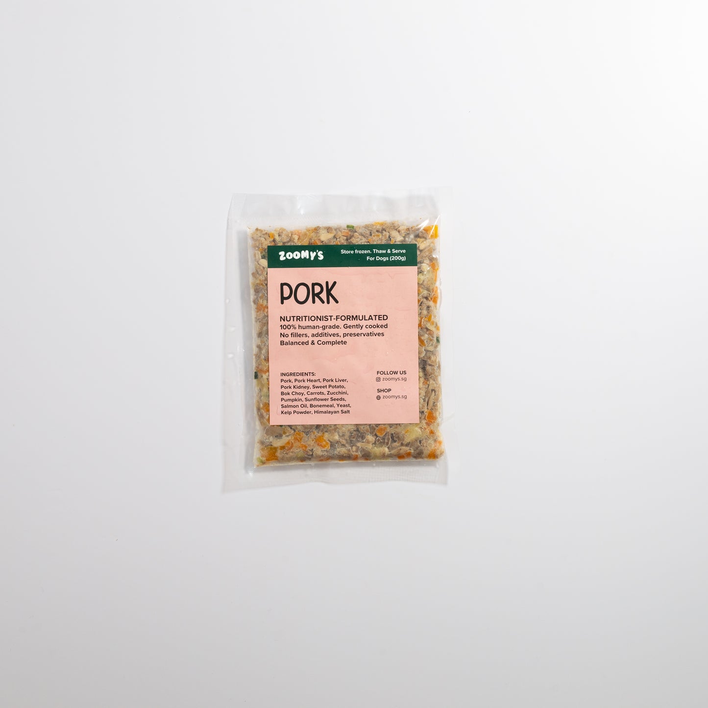 Pork Gently Cooked for Dogs (200g)