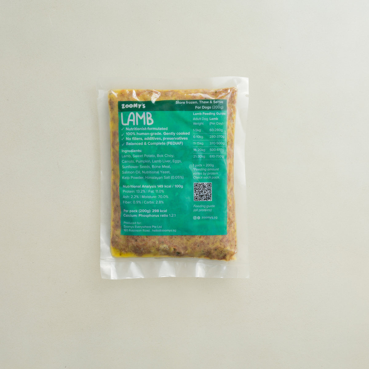 Lamb Gently Cooked for Dogs (200g)